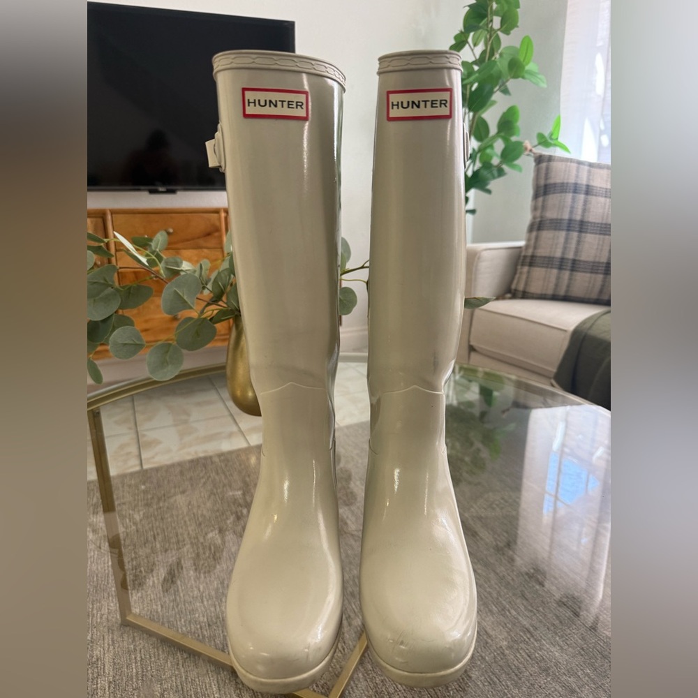 Hunter Classic Ivory Boots